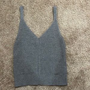 Grey Abercrombie and fitch sweater tank